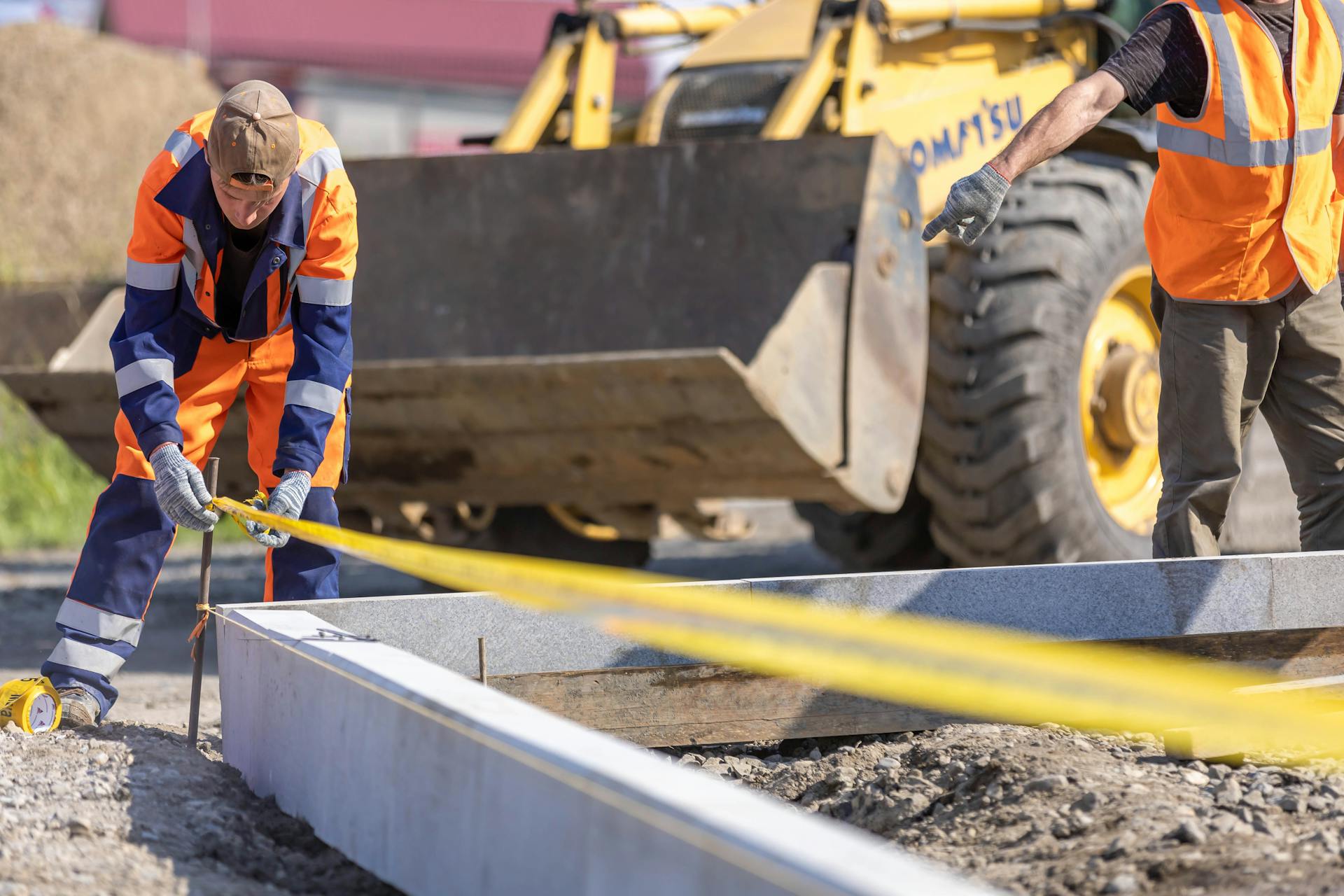 Ontgravingen en graafwerk